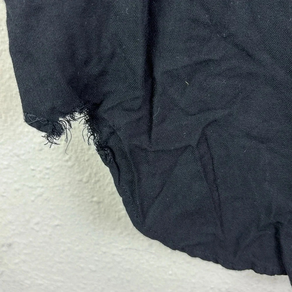🎈4 LISTINGS FOR $20 Cloth & Stone Short Sleeve Black Shirt size small - Picture 8 of 8